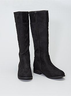 Botas em camurça sintética - Kiabi