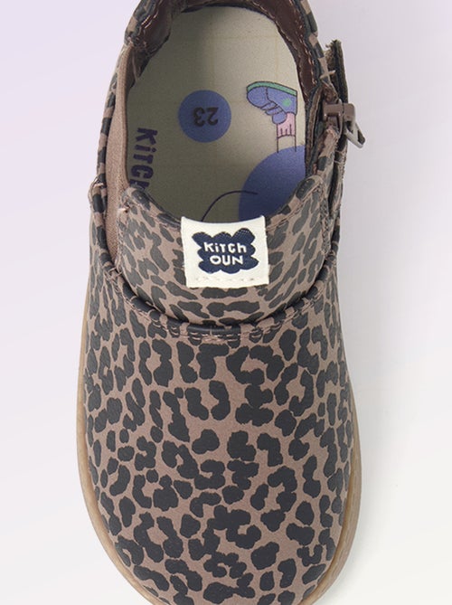 Botas em imitação de pele com fole elástico - Kiabi Botas em imitação de pele com fole elástico - Kiabi