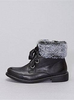 Botas em imitação de pelo - Kiabi