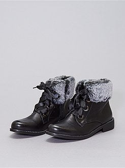 Botas em imitação de pelo - Kiabi