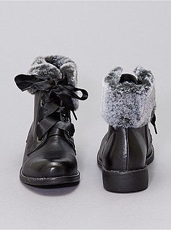 Botas em imitação de pelo - Kiabi