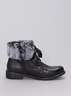 Botas em imitação de pelo - Kiabi