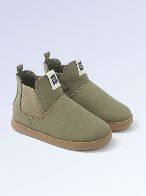 Botas em pele sintética - Motricidade 4: para andar - Kitchoun - Kiabi Botas em pele sintética - Motricidade 4: para andar - Kitchoun - Kiabi