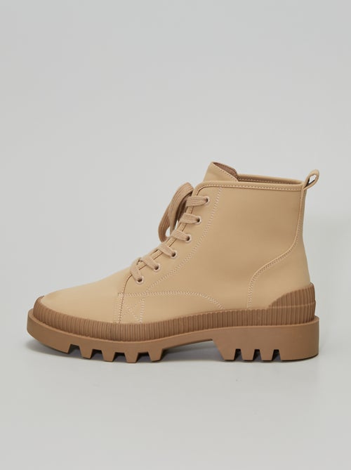 Botas em pele sintética - Kiabi