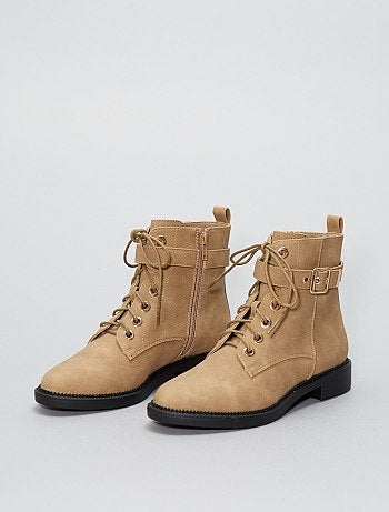 Botas em pele sintética - Kiabi