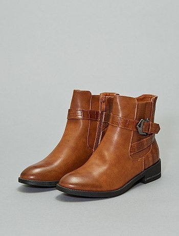 Botas em pele sintética - Kiabi