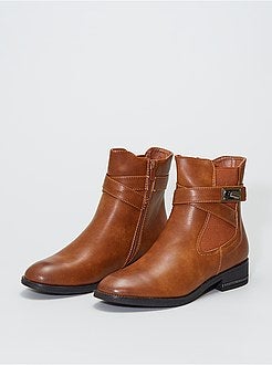 Botas em pele sintética - Kiabi