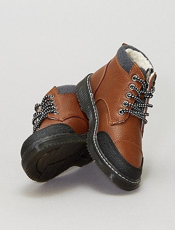 Botas em pele sintética - Kiabi