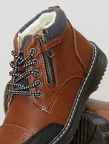 Botas em pele sintética - Kiabi