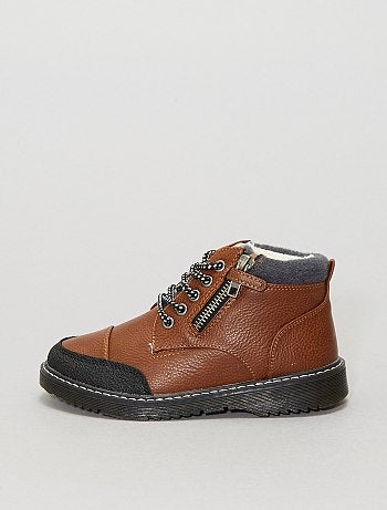 Botas em pele sintética - Kiabi