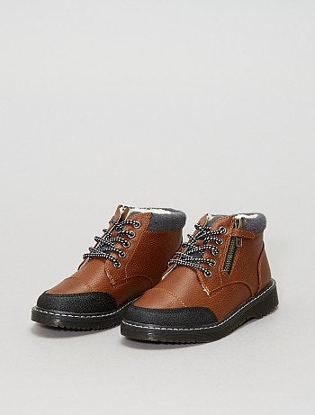 Botas em pele sintética - Kiabi