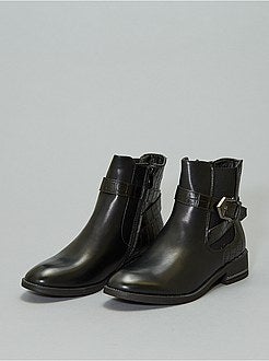 Botas em pele sintética - Kiabi