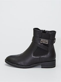 Botas em pele sintética - Kiabi