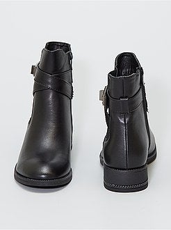 Botas em pele sintética - Kiabi