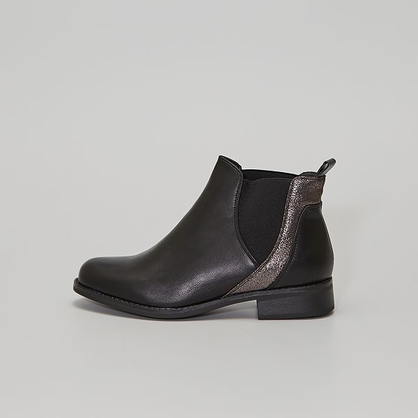 Botas em pele sintética Mulher do 34 até 48 - Preto - Kiabi - 15,00€