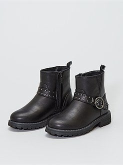 Botas em pele sintética - Kiabi