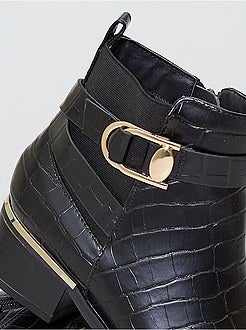 Botas em pele sintética - Kiabi