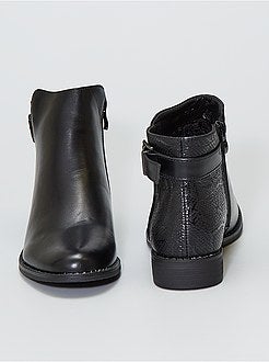 Botas em pele sintética - Kiabi