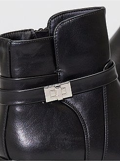 Botas em pele sintética - Kiabi