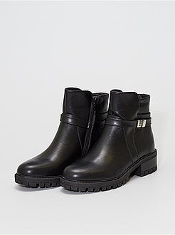 Botas em pele sintética - Kiabi