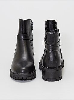 Botas em pele sintética - Kiabi