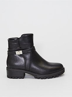 Botas em pele sintética - Kiabi