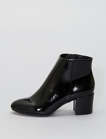 Botas em verniz - Kiabi