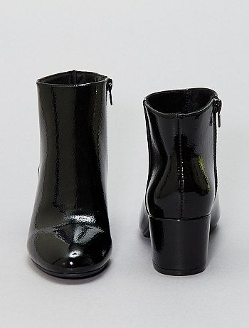 Botas em verniz - Kiabi