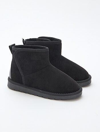 Botas estilo camurça em nobuck
