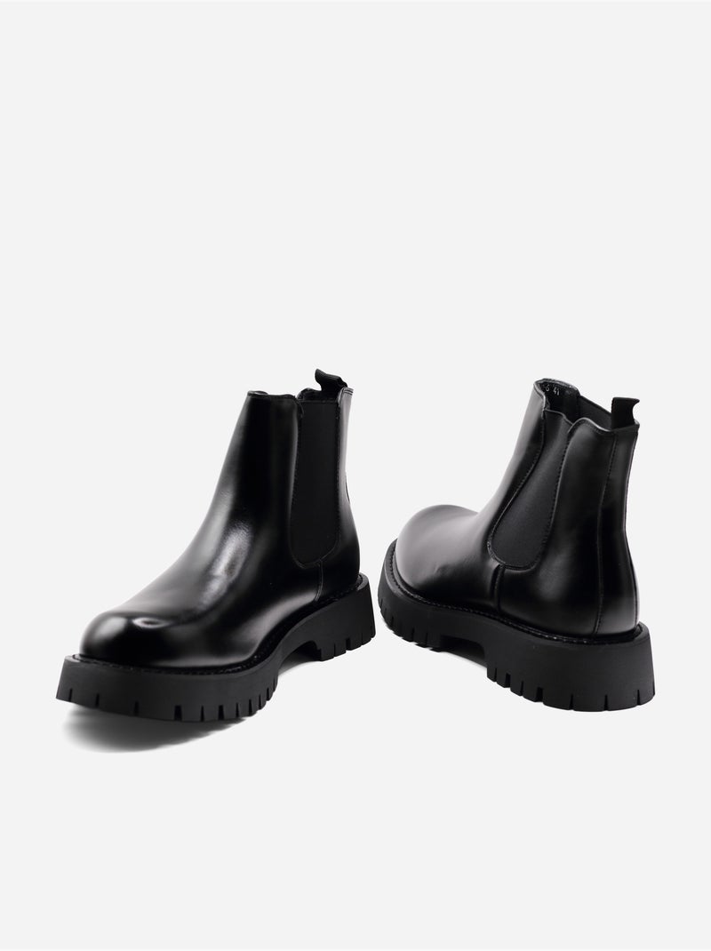 Botas estilo Chelsea - Uomo Preto - Kiabi