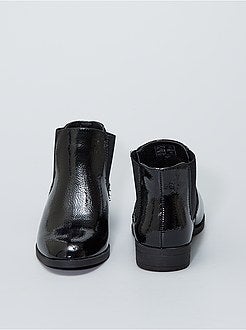 Botas estilo 'Chelsea' de verniz - Kiabi