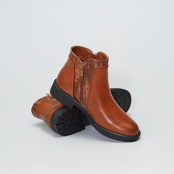 botas pele mulher