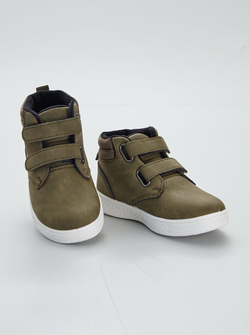 Botas estilo montanha Caqui - Kiabi