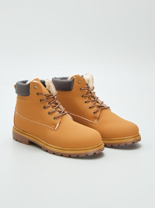 Botas estilo montanha forradas - Kiabi