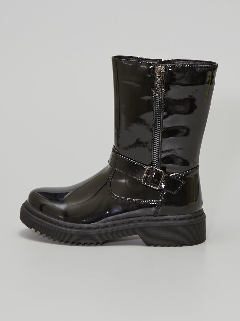 Botas estilo motard BEGE - Kiabi