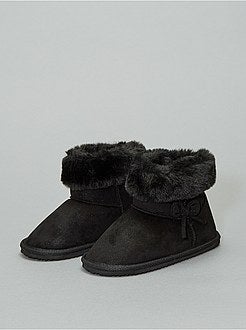 Botas forradas em camurça sintética - Kiabi