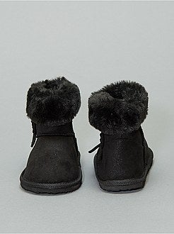 Botas forradas em camurça sintética - Kiabi