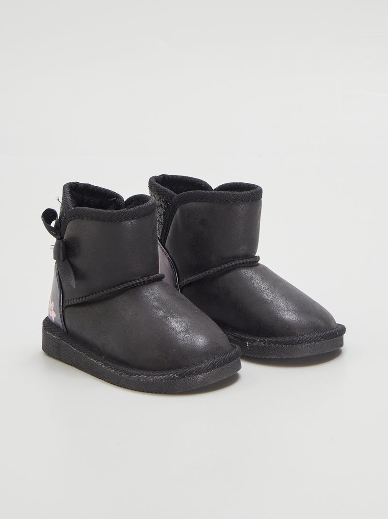 Botas forradas 'Frozen' PRETO - Kiabi