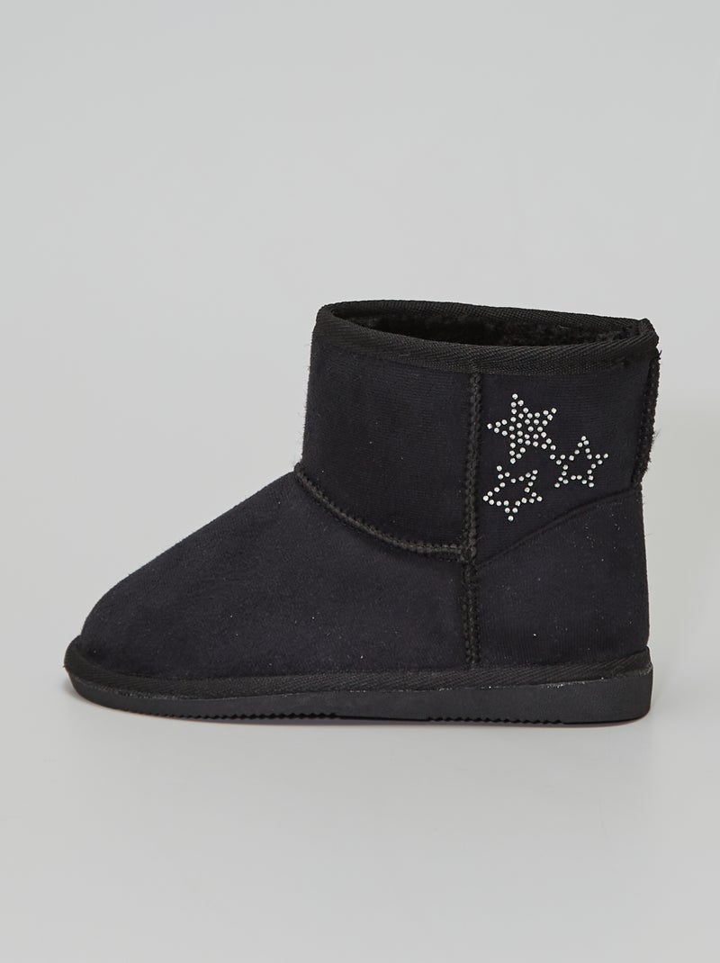 Botas forradas Preto - Kiabi
