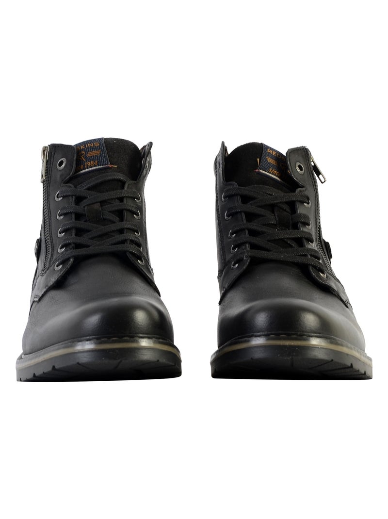 Botas Pretas Masculinas Redskins RDS Eternel Preto - Kiabi