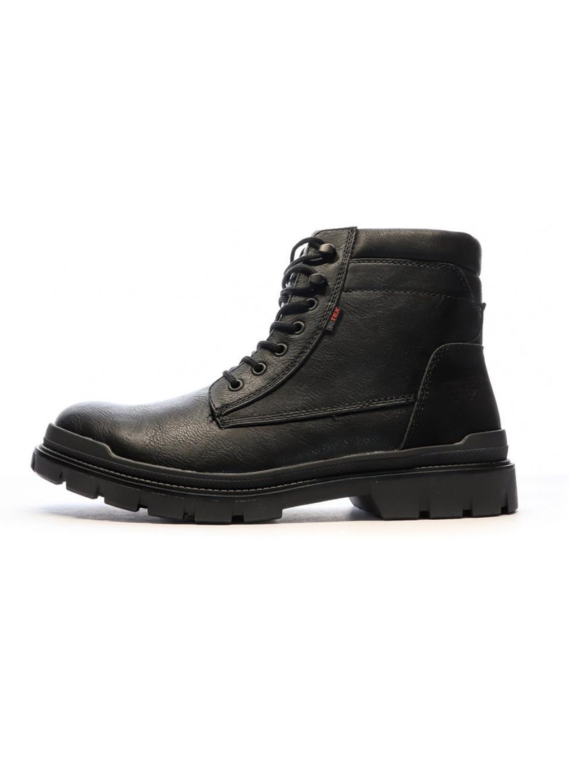 Botas pretas masculinas relife vifrone Preto - Kiabi