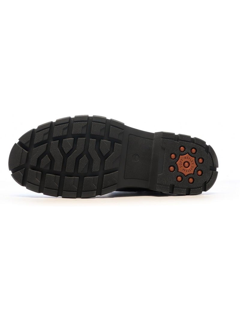 Botas pretas masculinas relife vifrone Preto - Kiabi