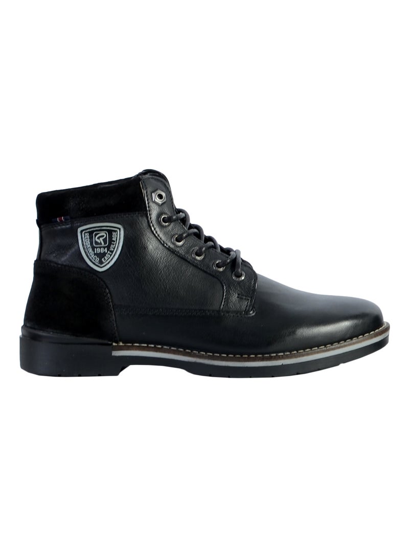 Botas Redskins Accro Pretas para Homem Preto - Kiabi
