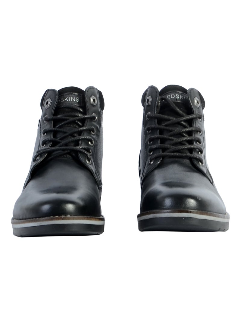 Botas Redskins Accro Pretas para Homem Preto - Kiabi