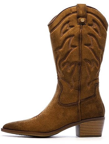 Botas Santiags Camel de Cano Alto para Mulher Xti 144308