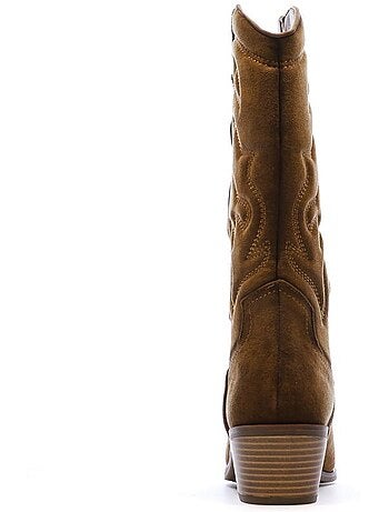 Botas Santiags Camel de Cano Alto para Mulher Xti 144308