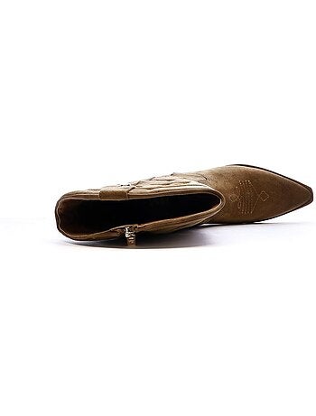 Botas Santiags Camel de Cano Alto para Mulher Xti 144308