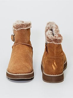 Botas 'Skechers' em pele - Kiabi