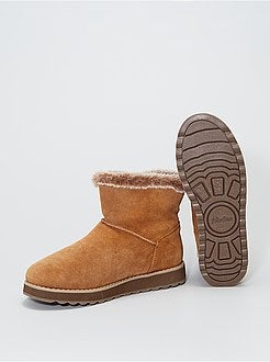 Botas 'Skechers' em pele - Kiabi