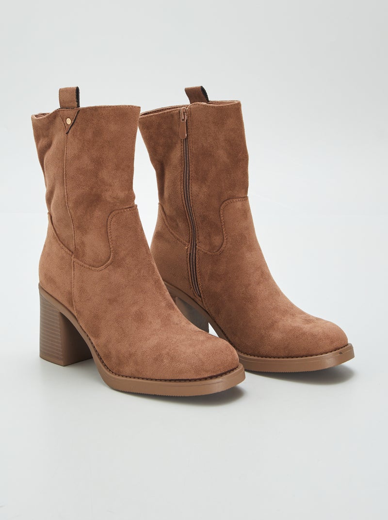 Botas subidas CASTANHO - Kiabi